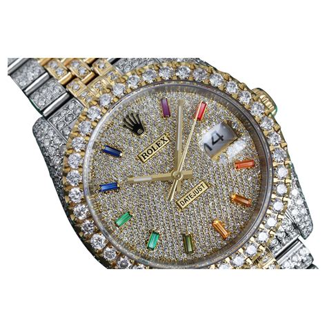 best fake iced out watches|iced out watch real.